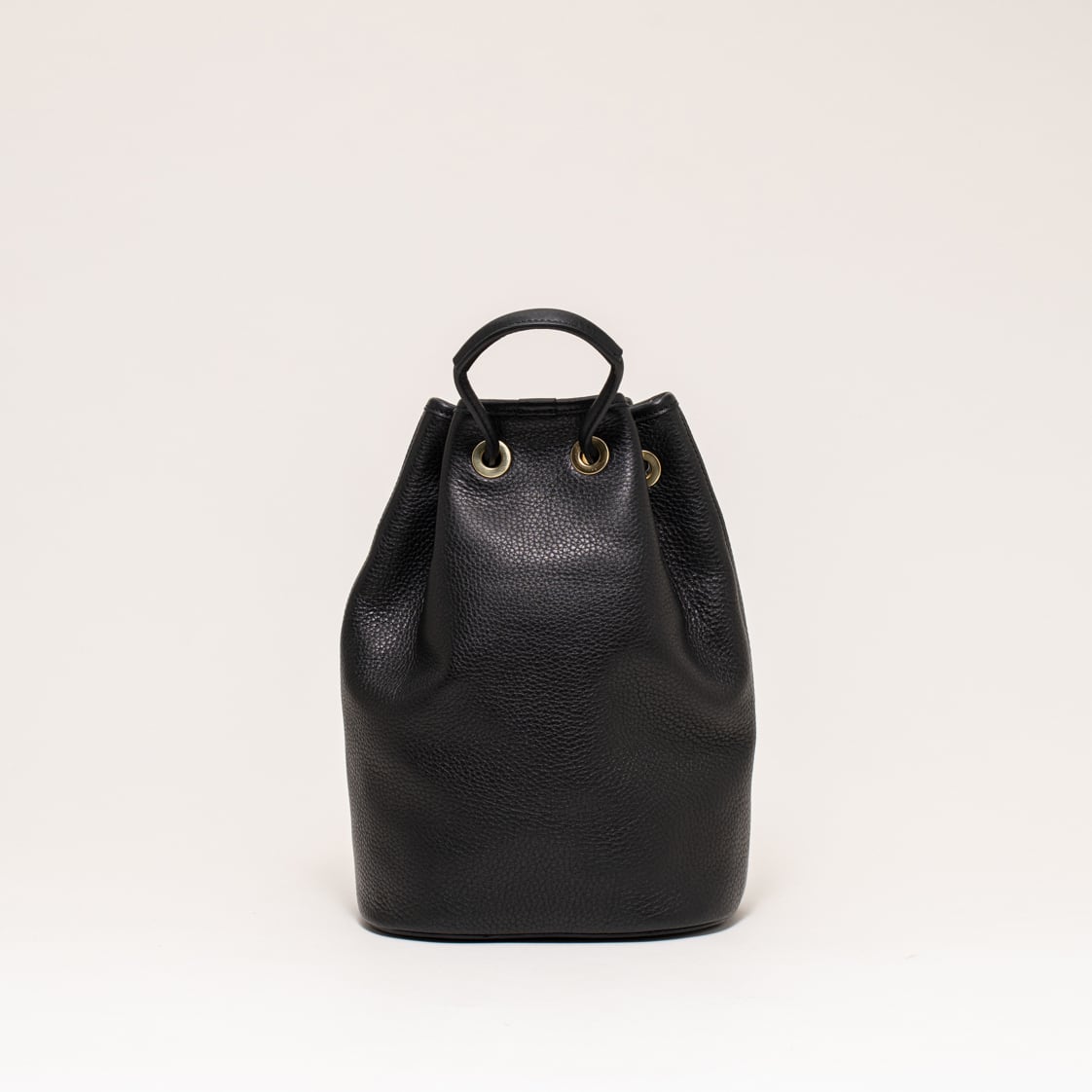 【美品】S.MANO DRAWSTRING BAG LARGE 巾着バッグ　黒 EDIFICE ショルダーバッグ 「S.MANO / エス マーノ」DRAWSTRING